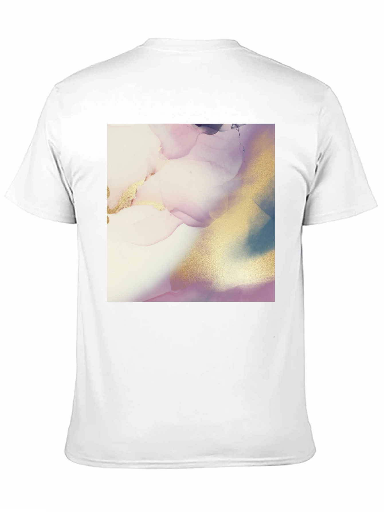 Abstract Art Print Black T-Shirt for Men
