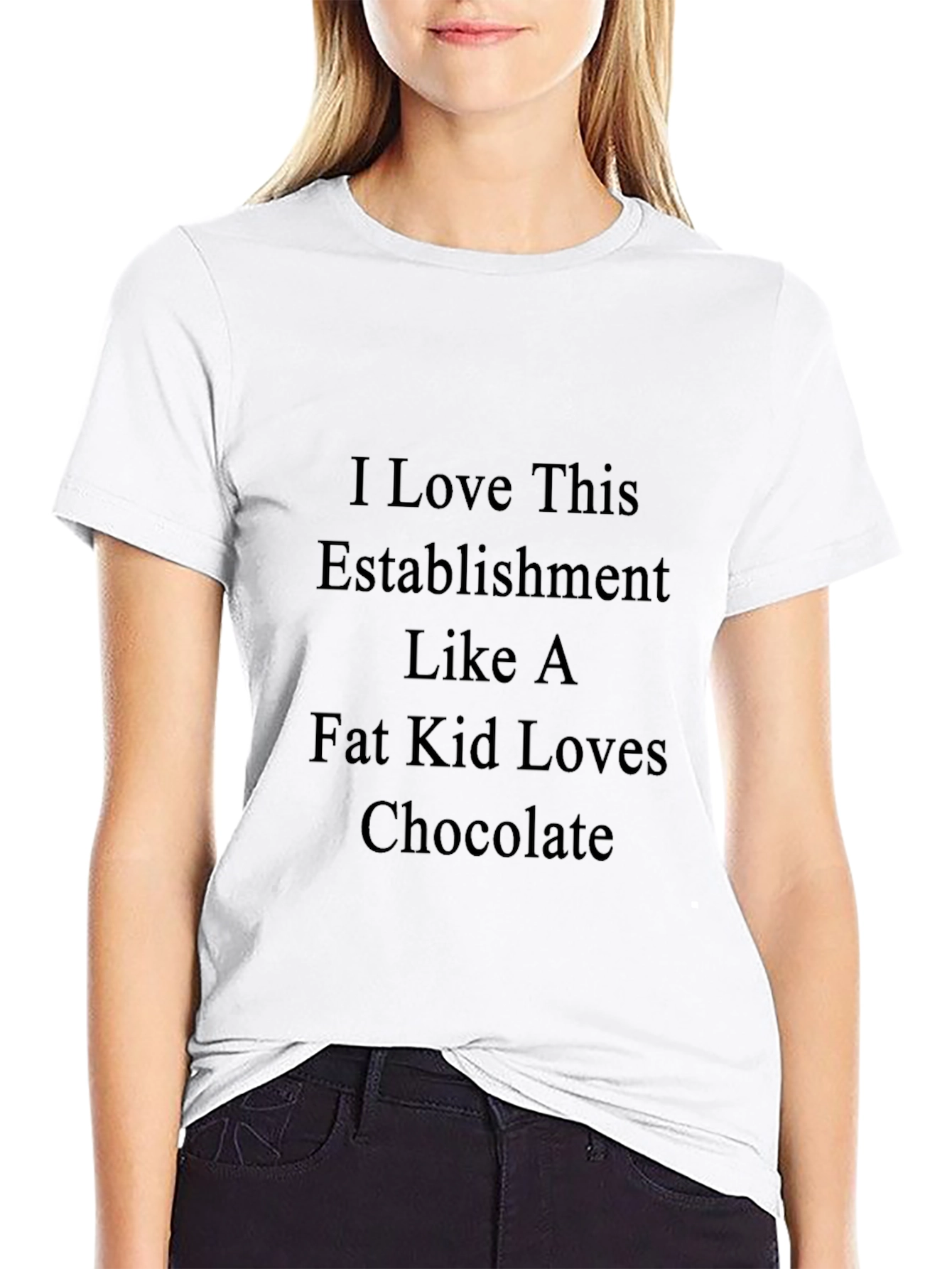 Humorous Graphic Tee: I Love This Establishment T-Shirt