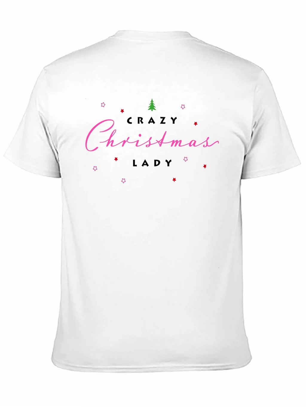 Crazy Christmas Lady T-Shirt Holiday Tee