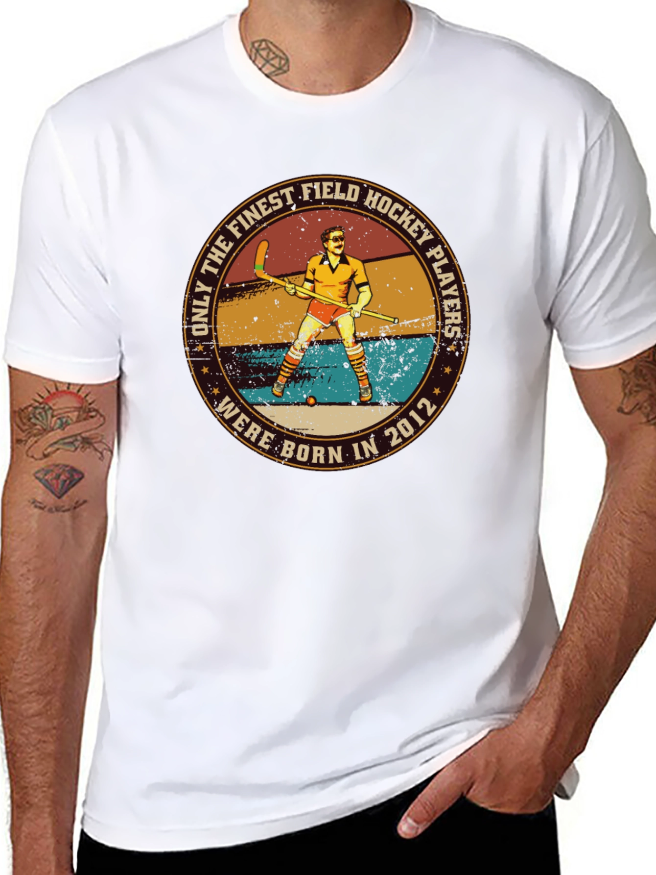 Field Hockey Player T-Shirt - Born in 2012