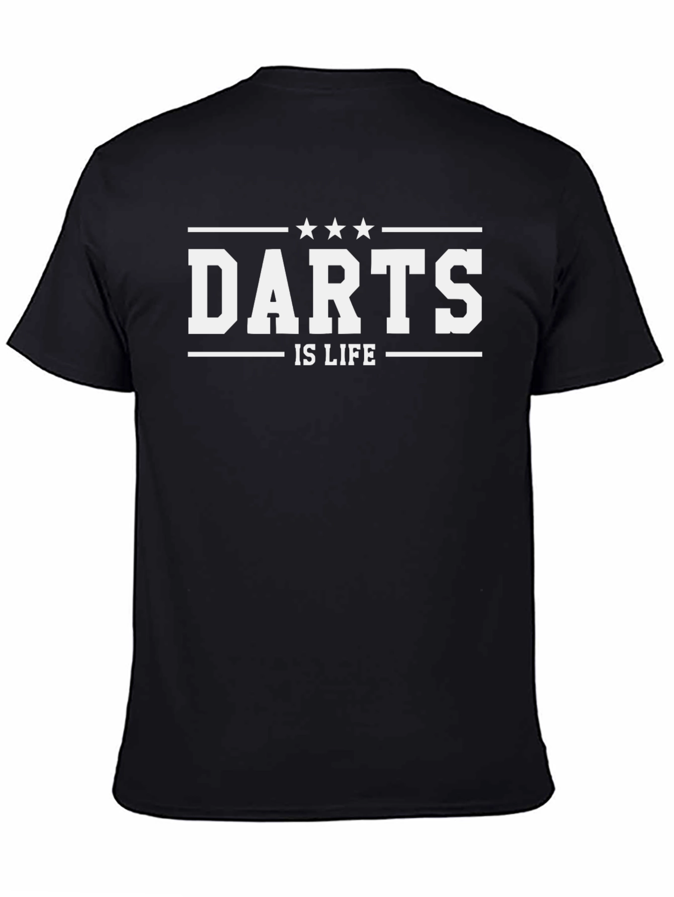 Darts is Life Black T-Shirt