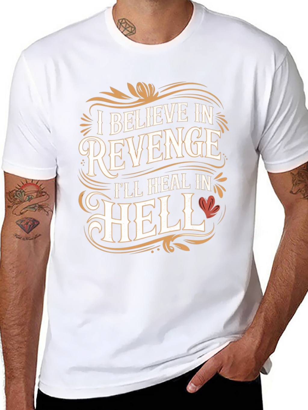 Revenge T-Shirt: Ill Heal in Hell Graphic Tee