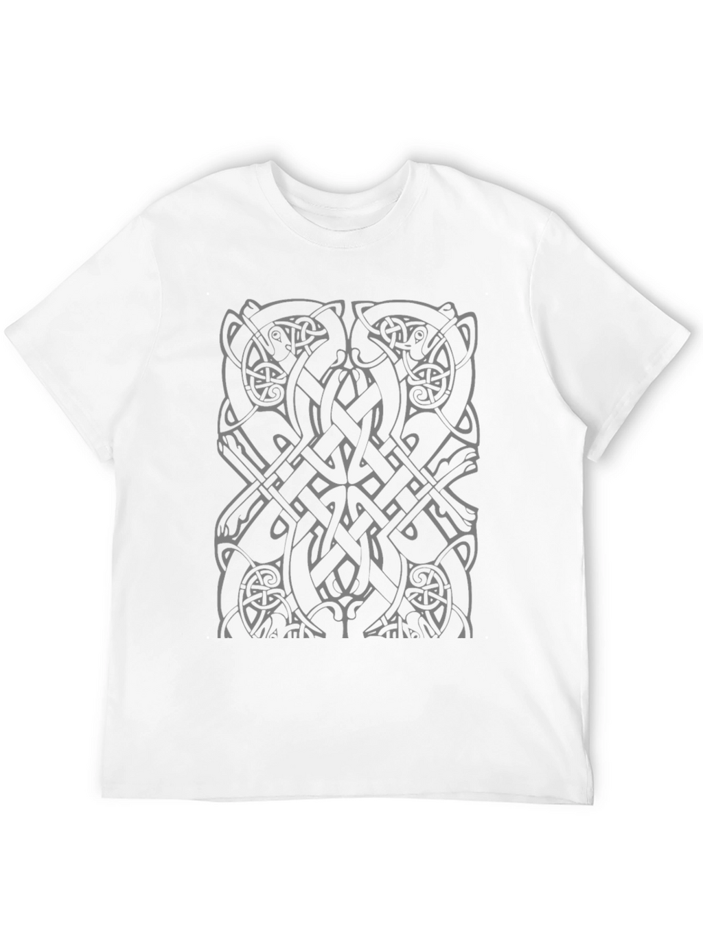 Celtic Knotwork Viking Bear Black T-Shirt