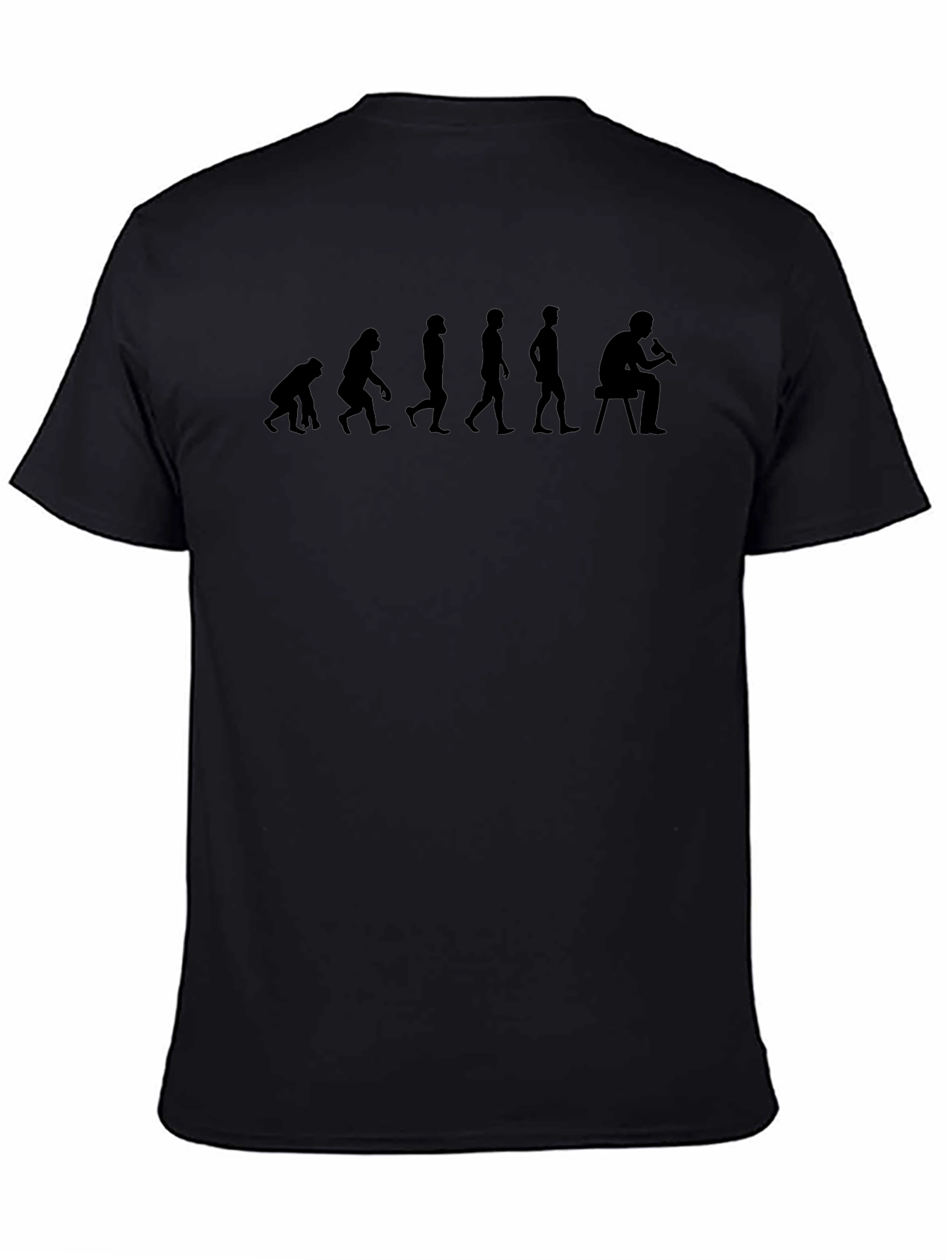 Evolution of a Gamer Black T-Shirt