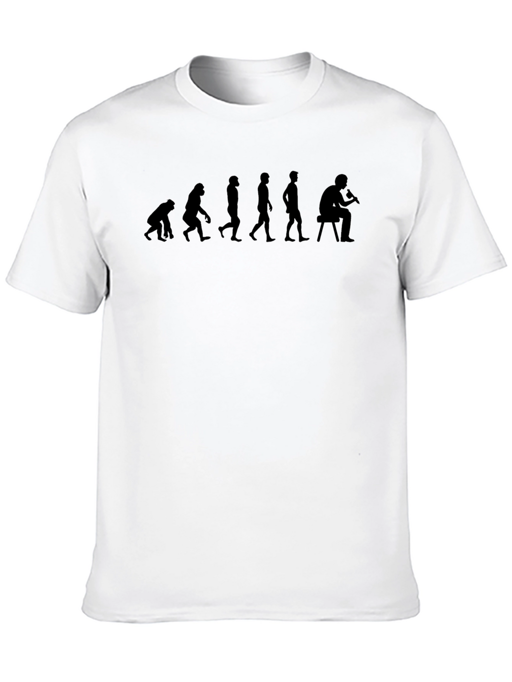Evolution of a Gamer Black T-Shirt