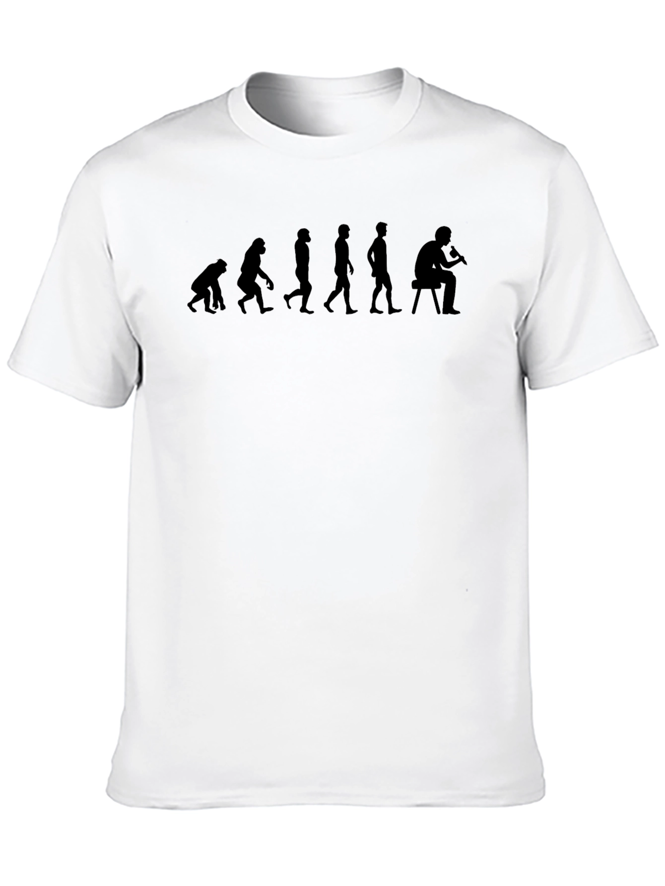 Evolution of a Gamer Black T-Shirt