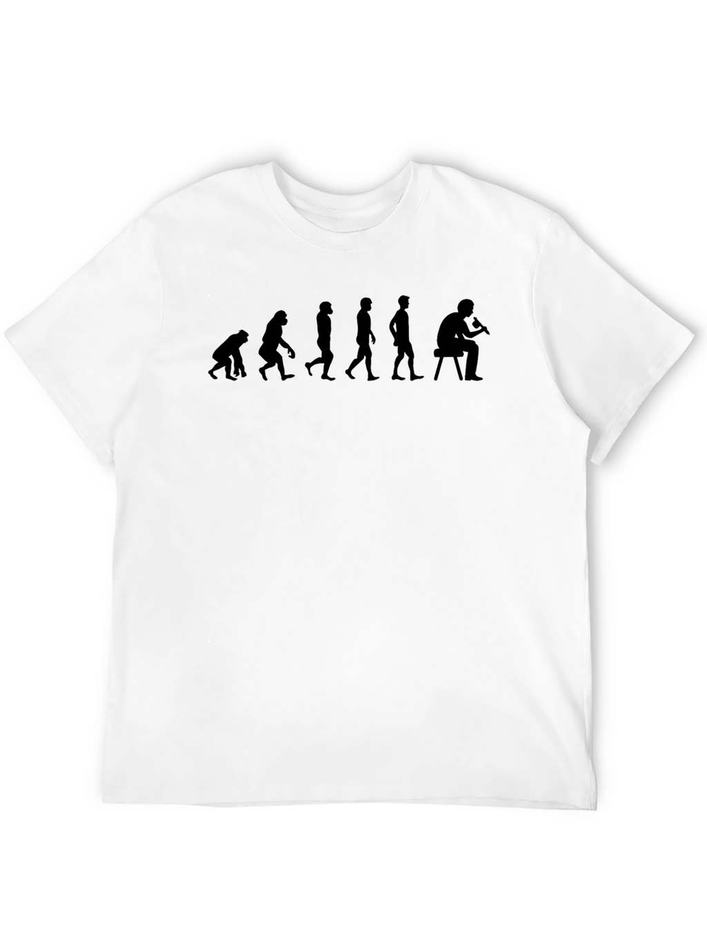 Evolution of a Gamer Black T-Shirt