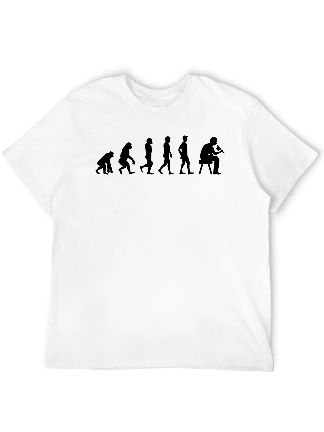 Evolution of a Gamer Black T-Shirt