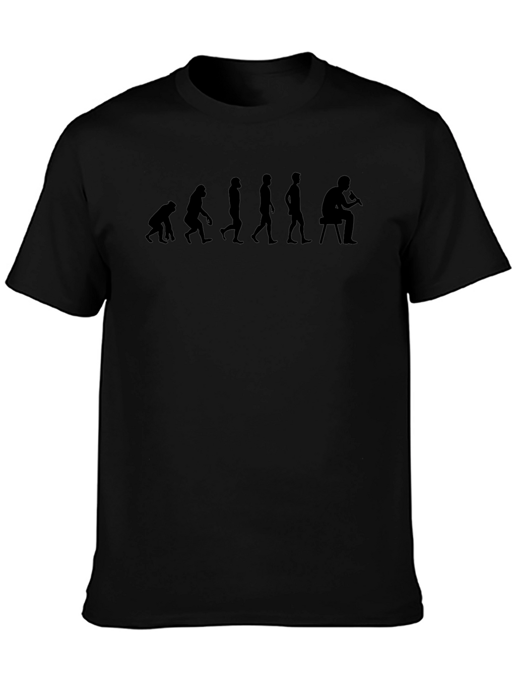 Evolution of a Gamer Black T-Shirt