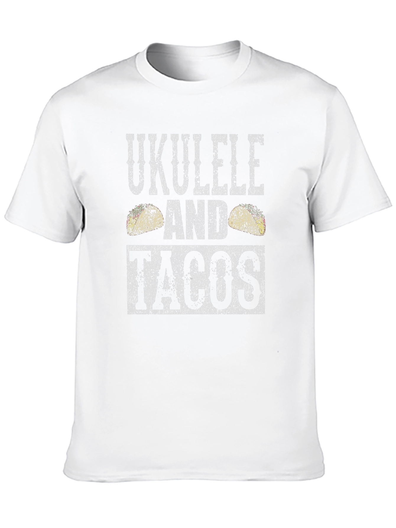 Ukulele and Tacos Graphic T-Shirt