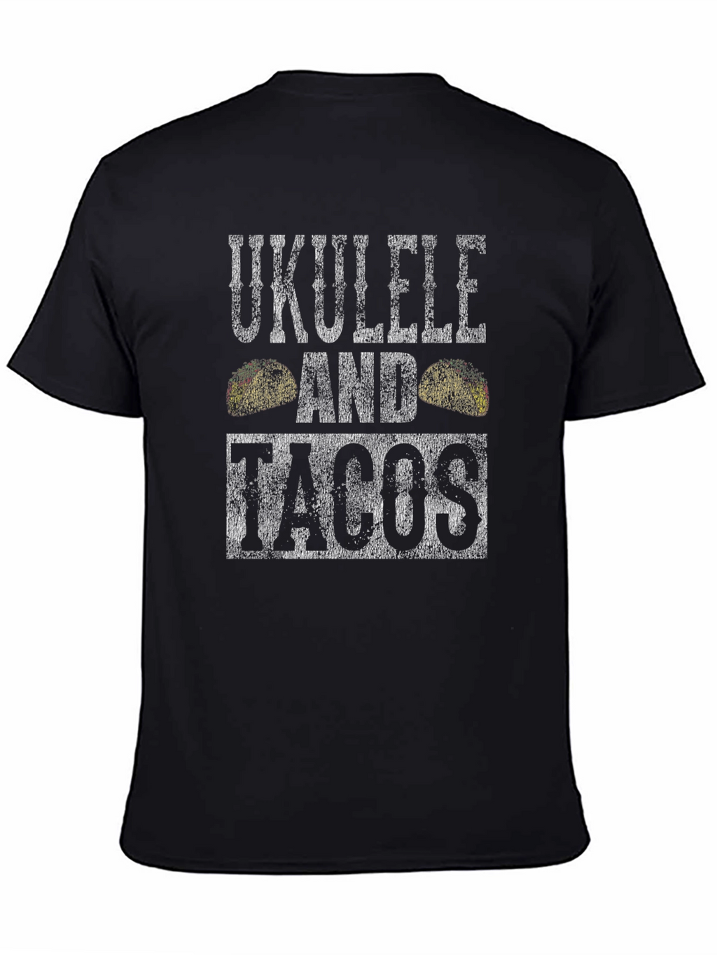 Ukulele and Tacos Graphic T-Shirt