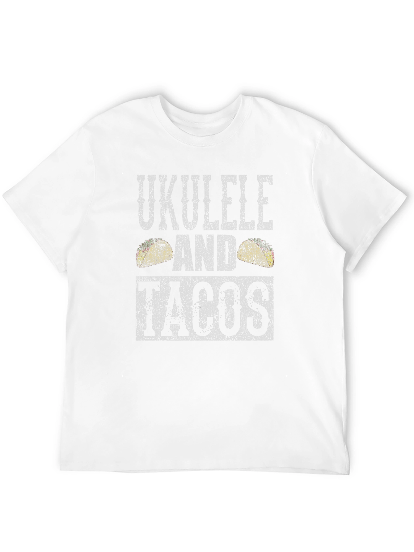 Ukulele and Tacos Graphic T-Shirt
