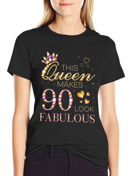 90th Birthday Queen Fabulous T-Shirt