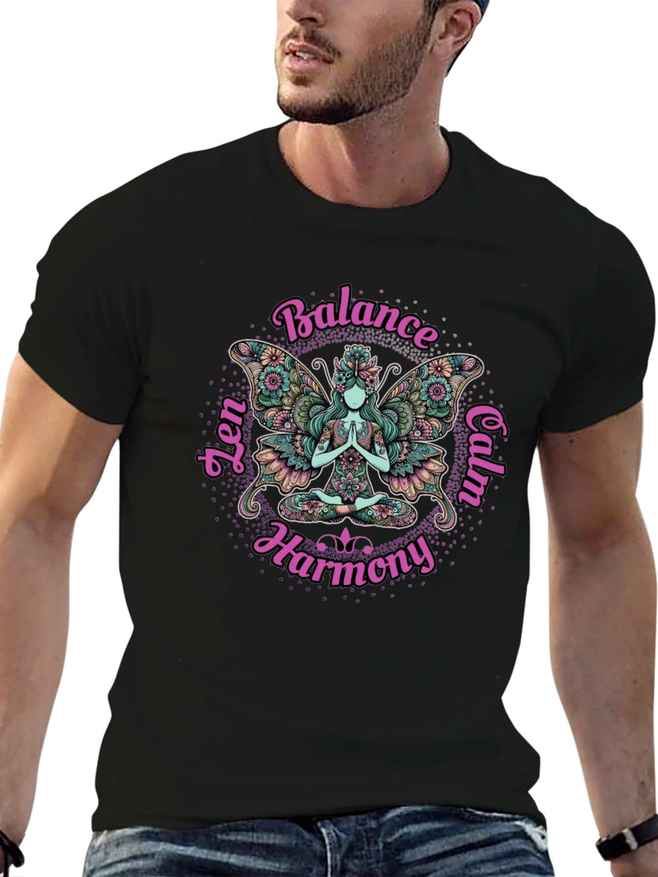 Zen Fairy Balance Graphic T-Shirt