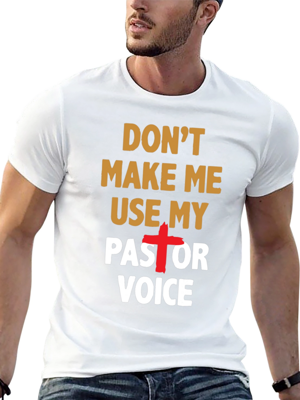 Dont Make Me Use My Pastor Voice T-Shirt