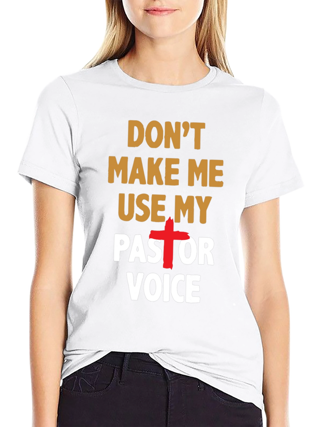 Dont Make Me Use My Pastor Voice T-Shirt