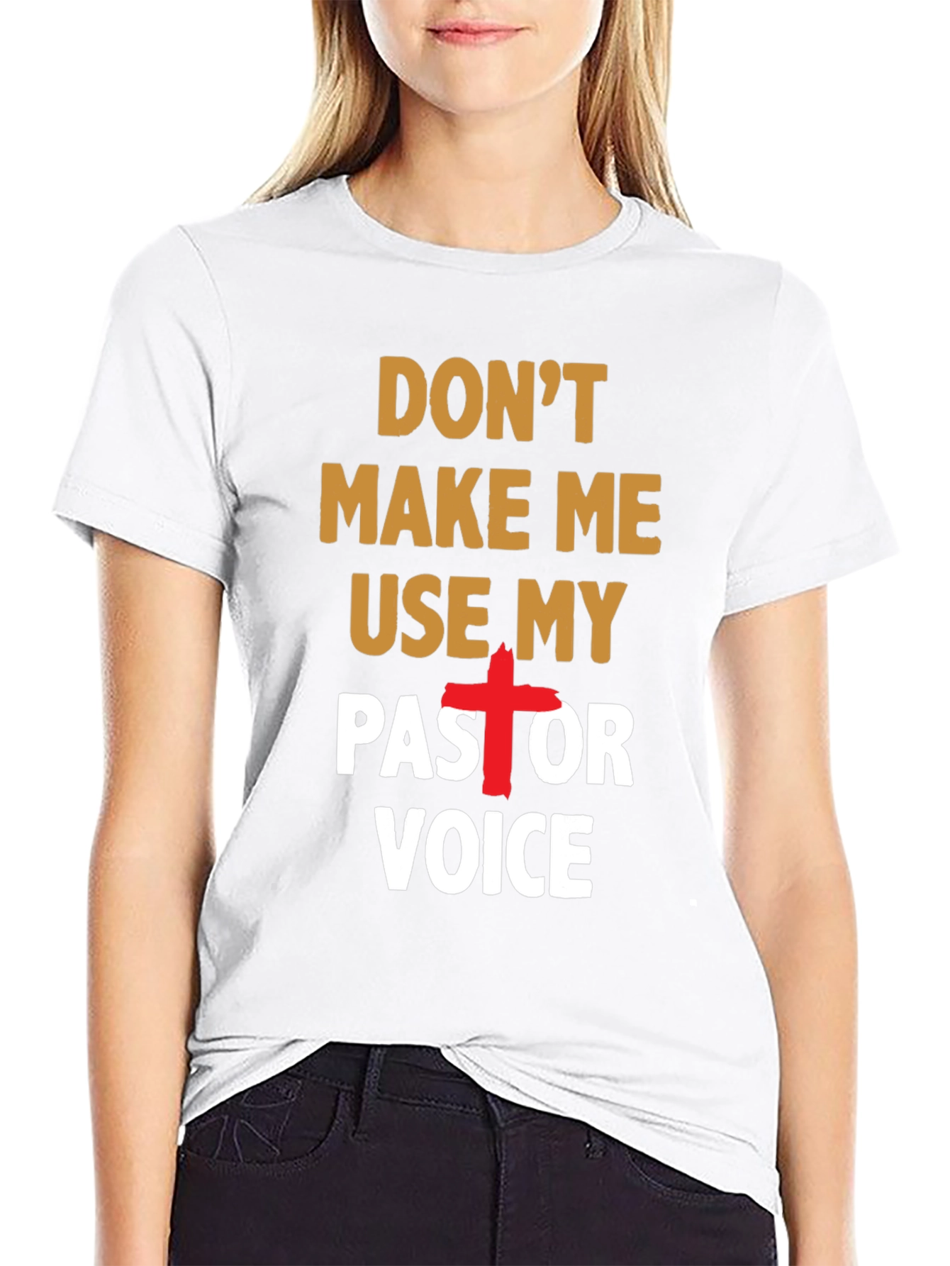 Dont Make Me Use My Pastor Voice T-Shirt