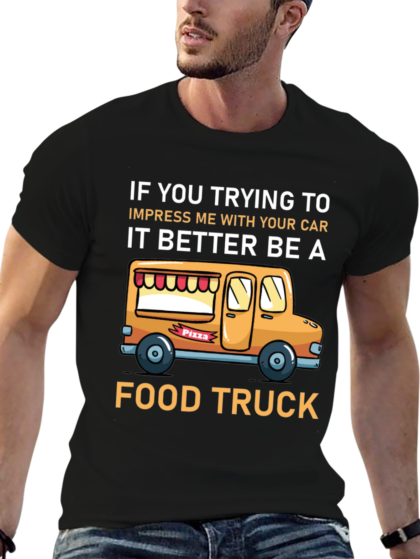 Funny Food Truck Graphic T-Shirt