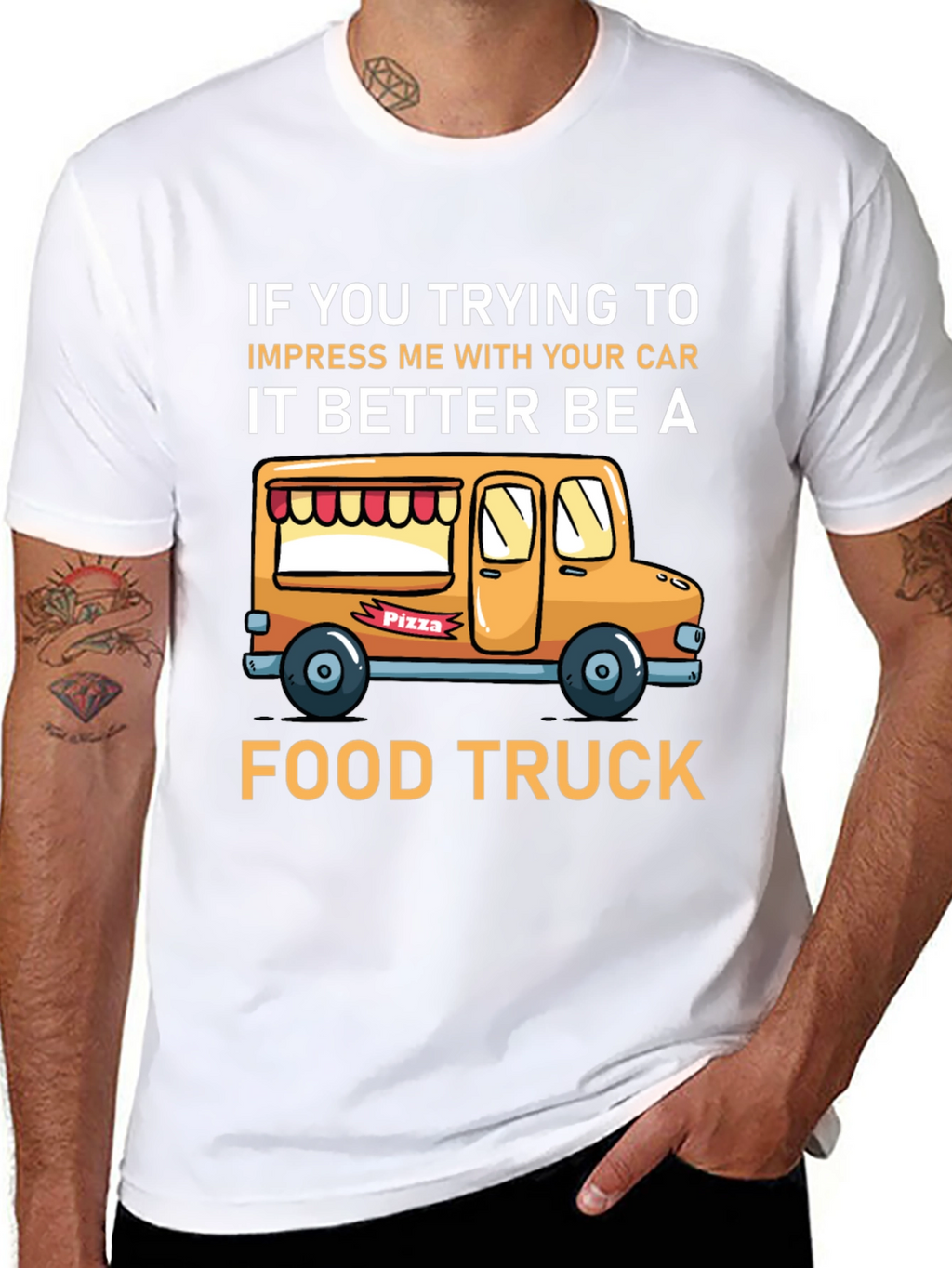Funny Food Truck Graphic T-Shirt