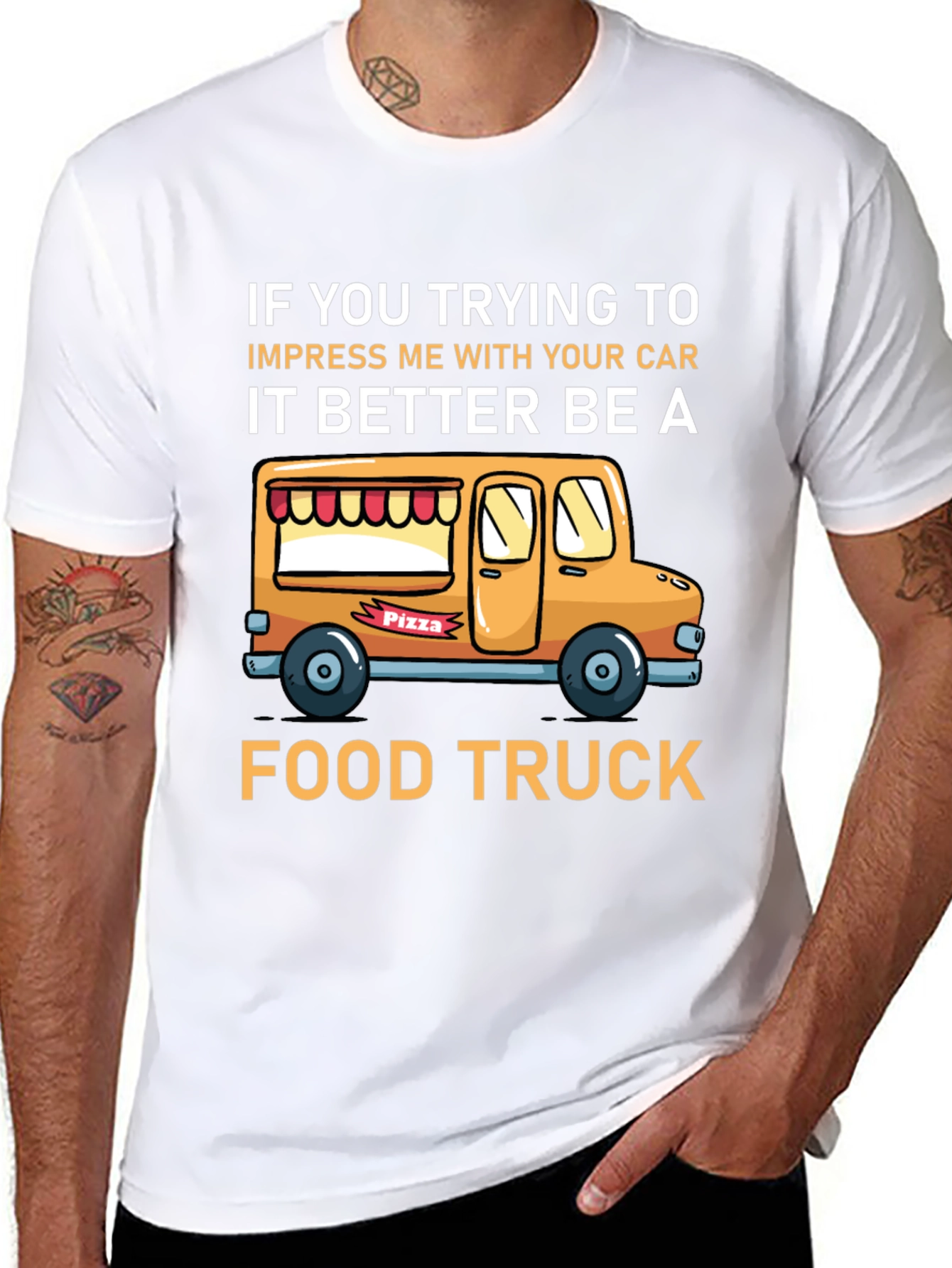 Funny Food Truck Graphic T-Shirt