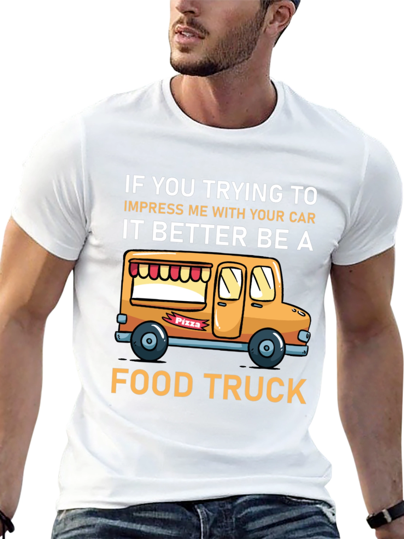 Funny Food Truck Graphic T-Shirt