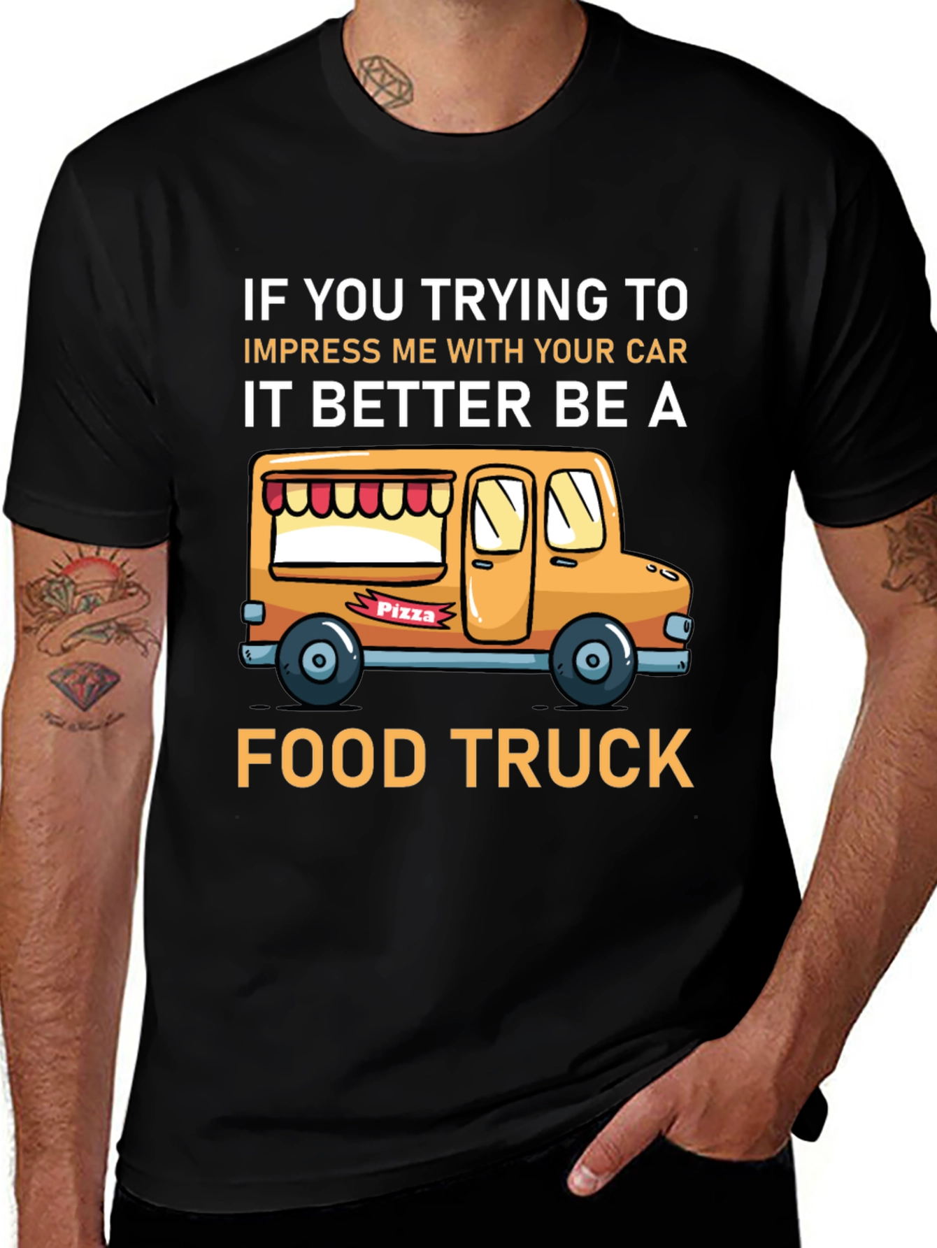 Funny Food Truck Graphic T-Shirt
