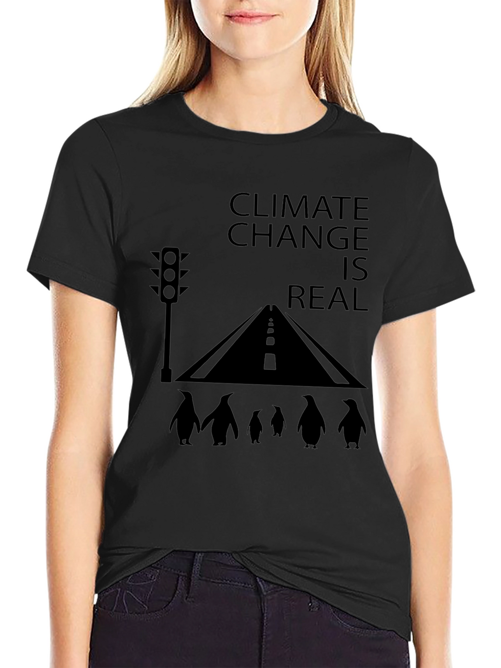 Climate Change Awareness T-Shirt - Penguin Road