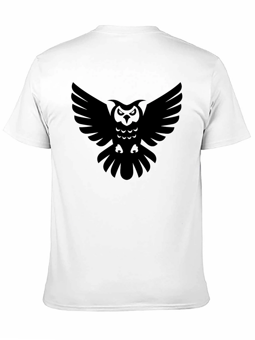 Black Owl Graphic Tee - Stylish Mens T-Shirt