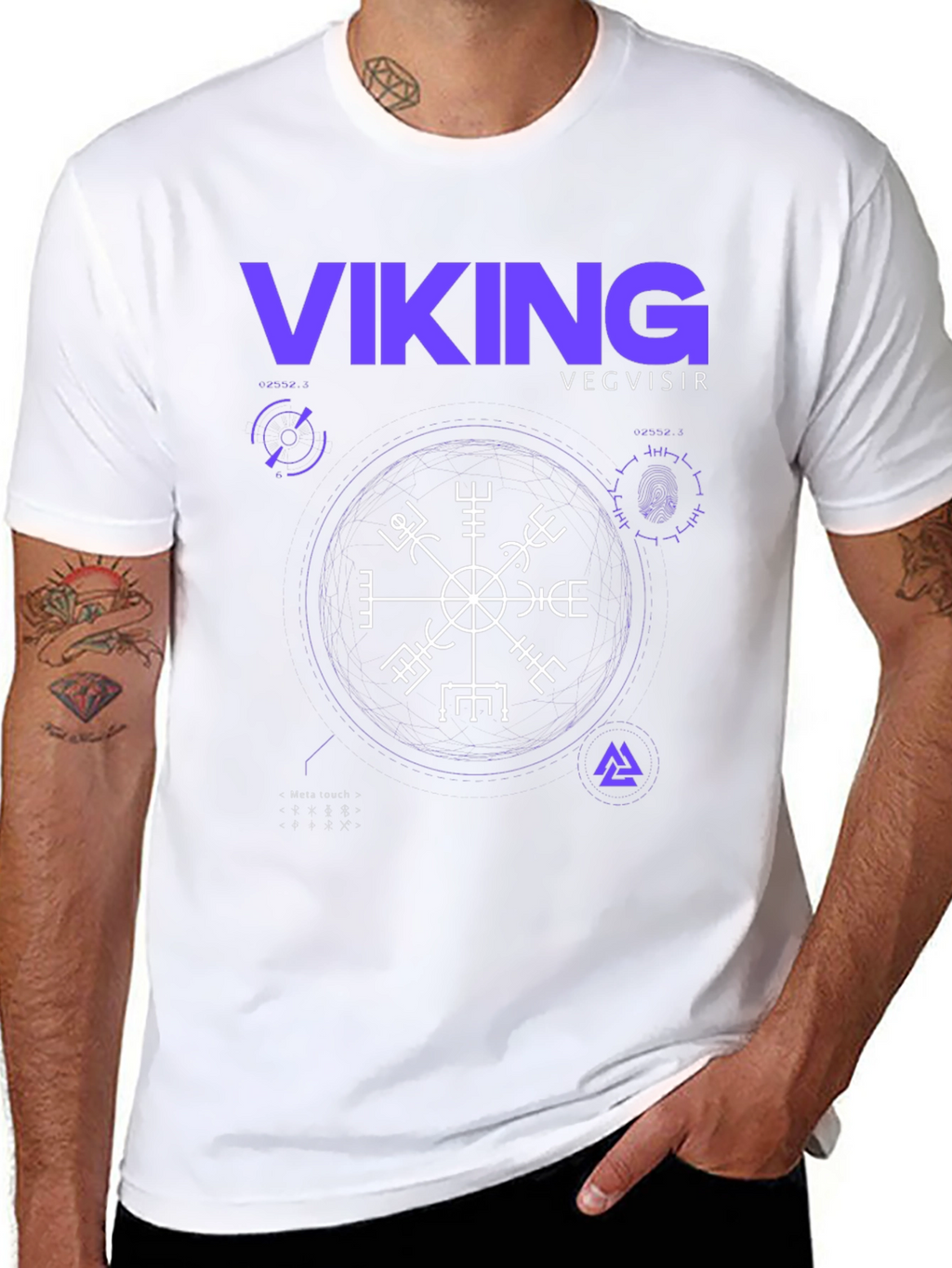 Viking Vegvisir Graphic T-Shirt