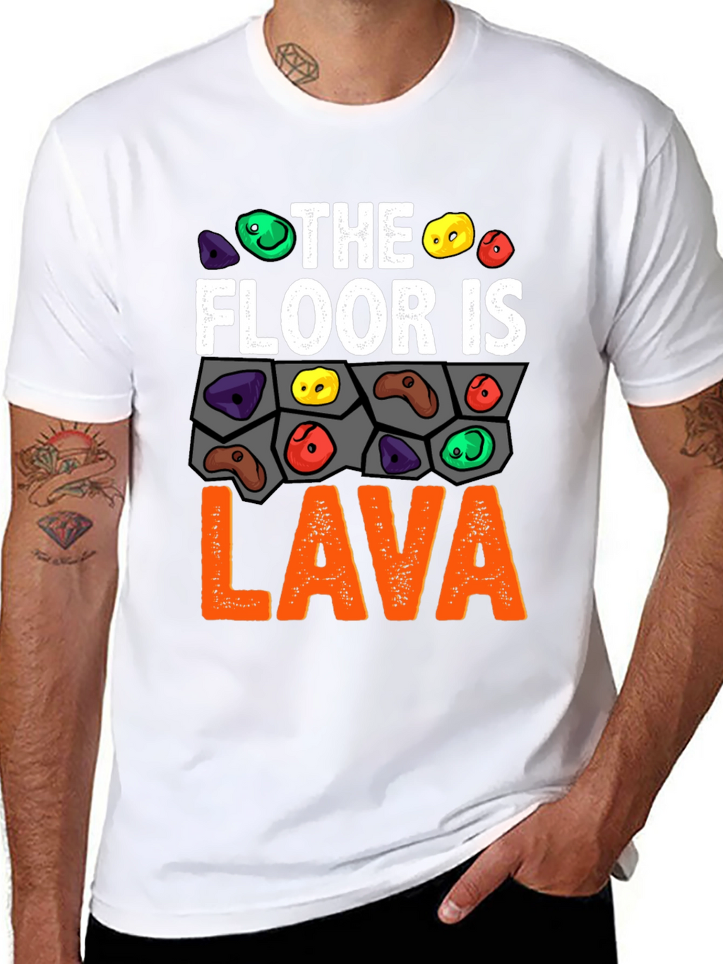 The Floor is Lava Climbing T-Shirt