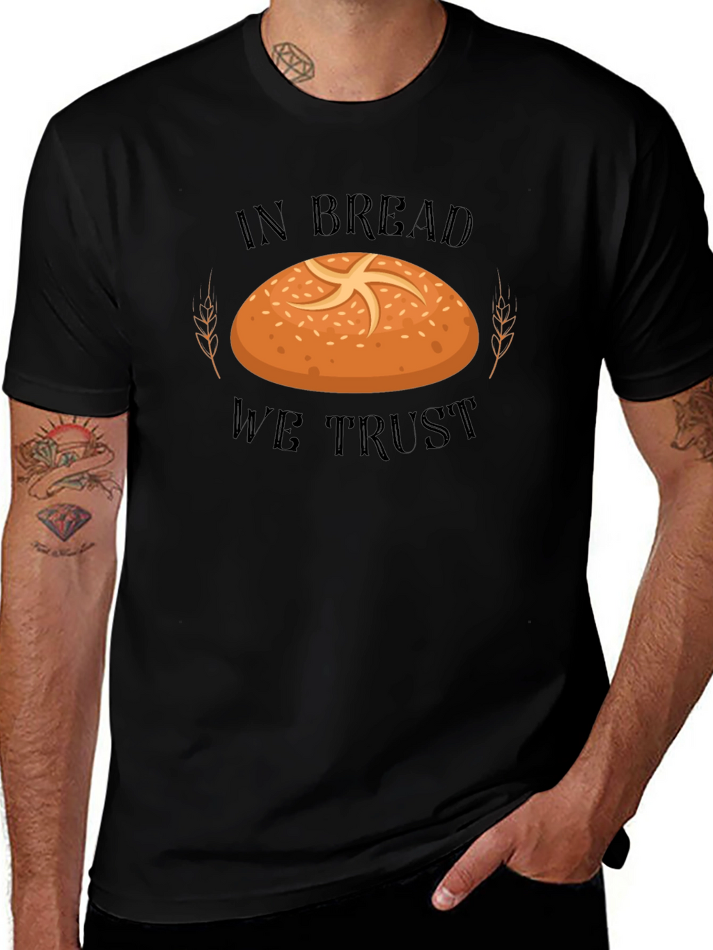 In Bread We Trust T-Shirt - Funny Baker Tee