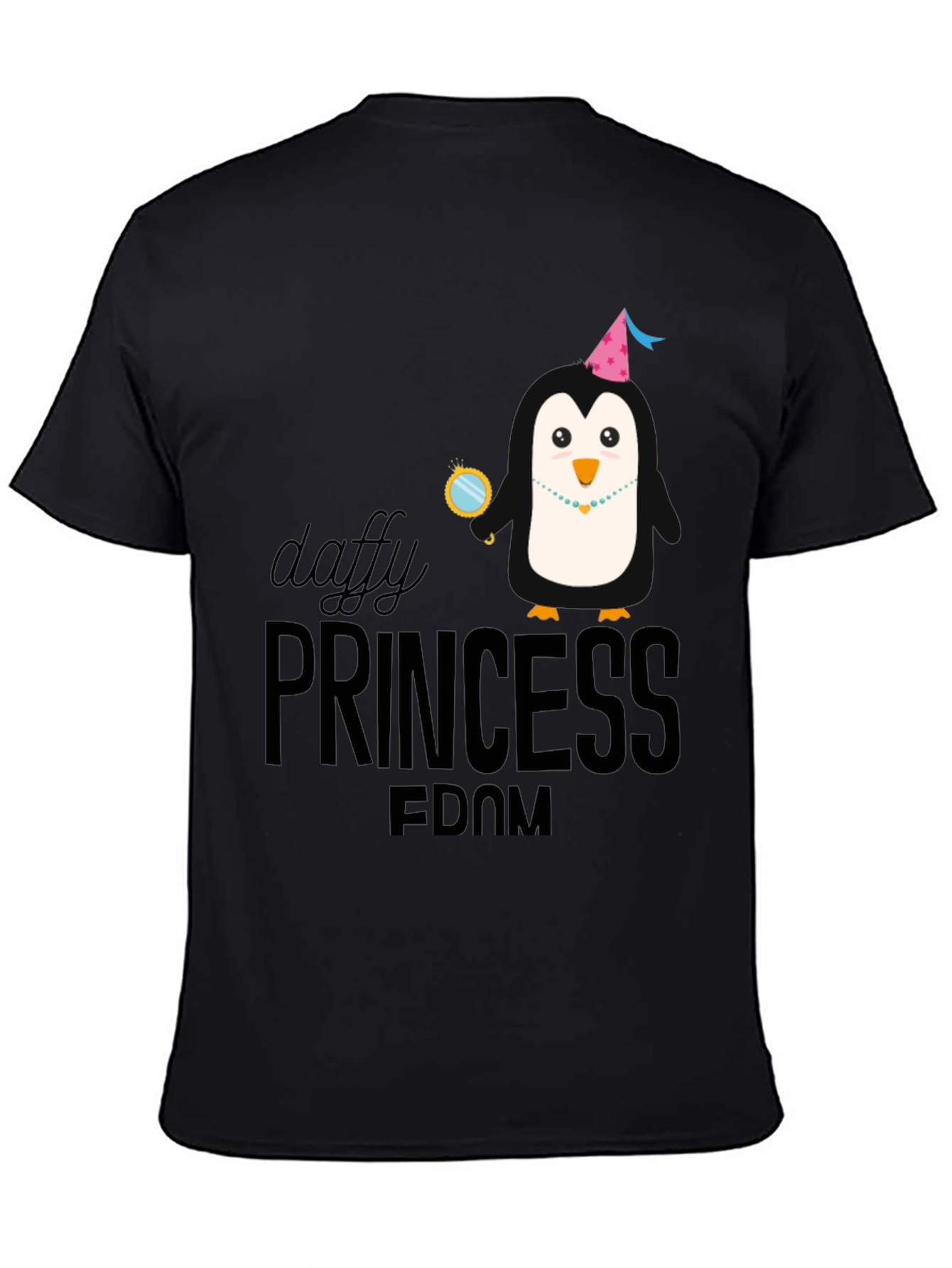 Daffy Princess FDOM Black T-Shirt