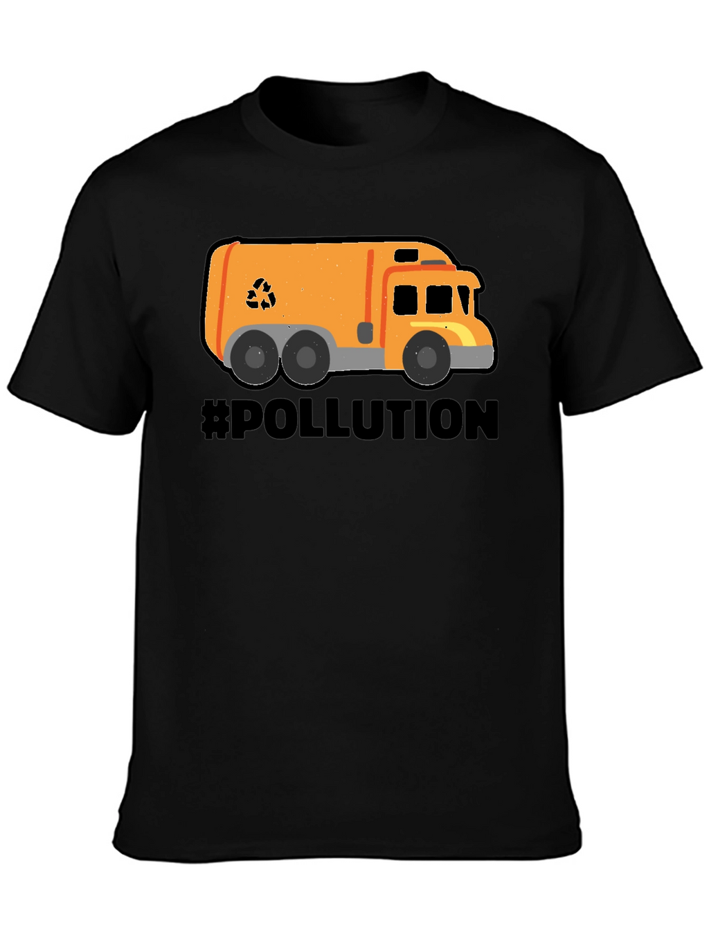 Recycle Truck Graphic T-Shirt - Pollution Awareness Tee
