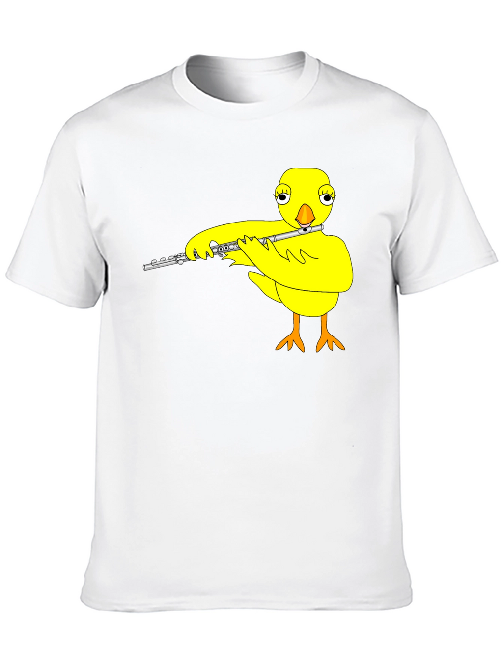 Musical Chick Graphic Tee - Black Cotton T-Shirt