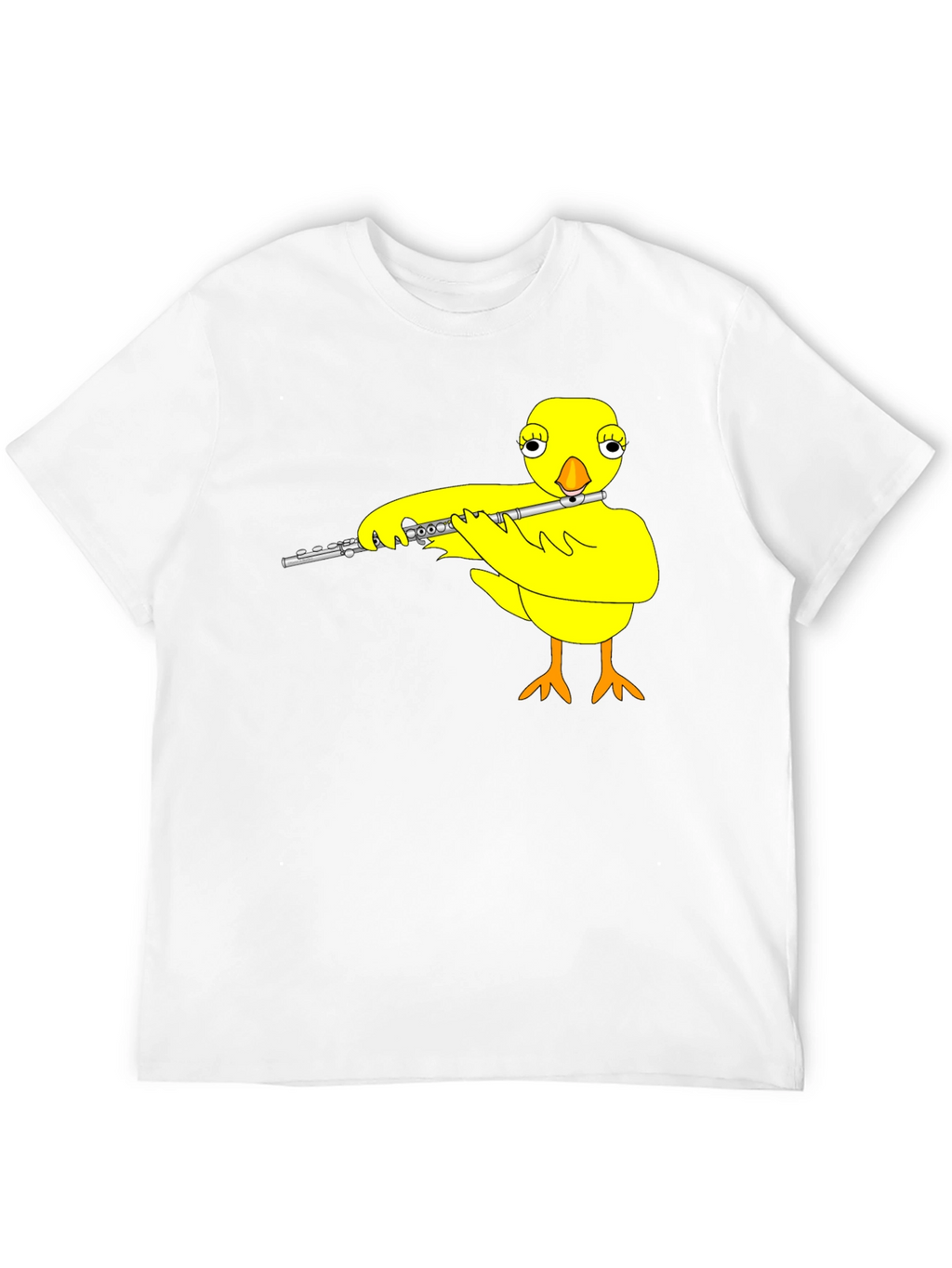 Musical Chick Graphic Tee - Black Cotton T-Shirt