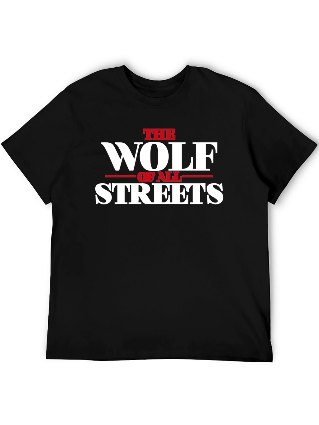 The Wolf Of All Streets Black T-Shirt