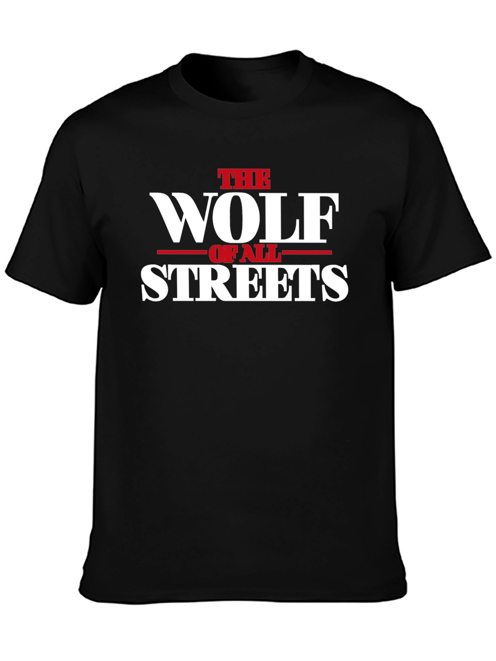 The Wolf Of All Streets Black T-Shirt
