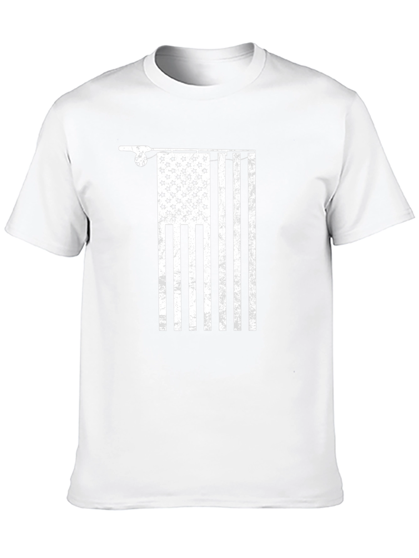 Fishing American Flag Graphic Tee