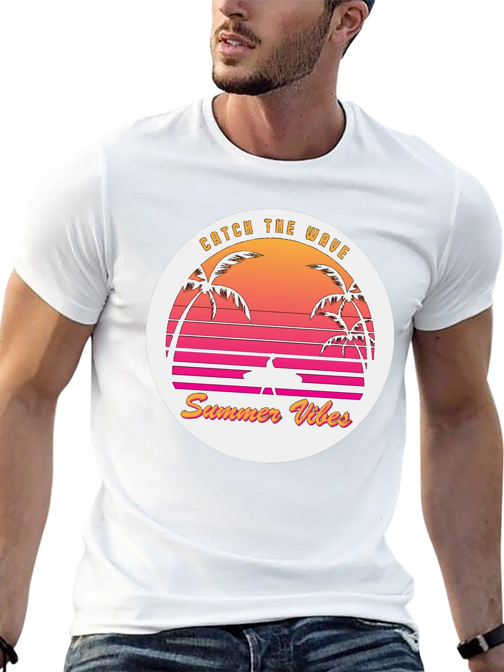 Catch the Wave T-Shirt - Summer Vibes