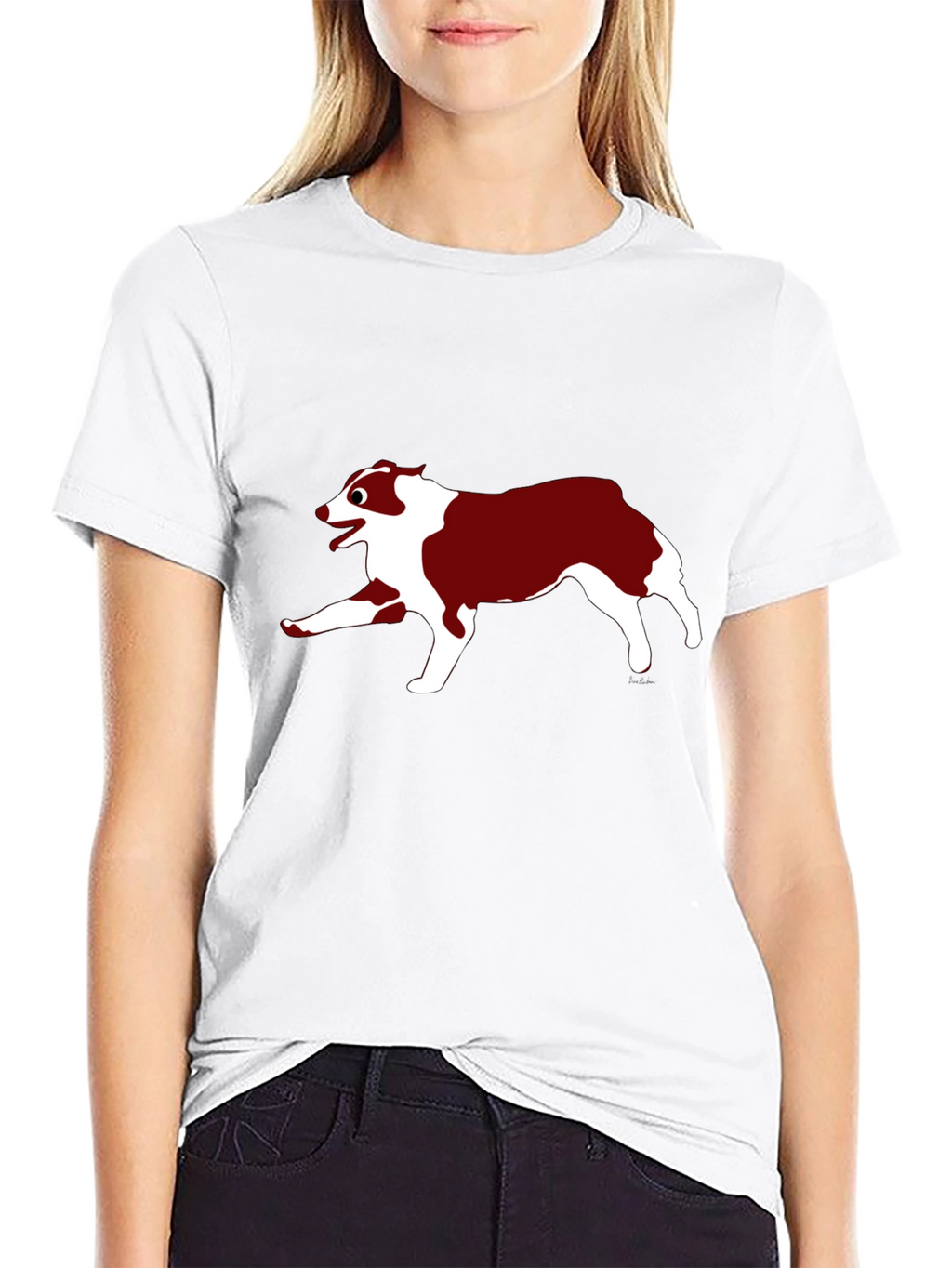 Dog Graphic Black T-Shirt