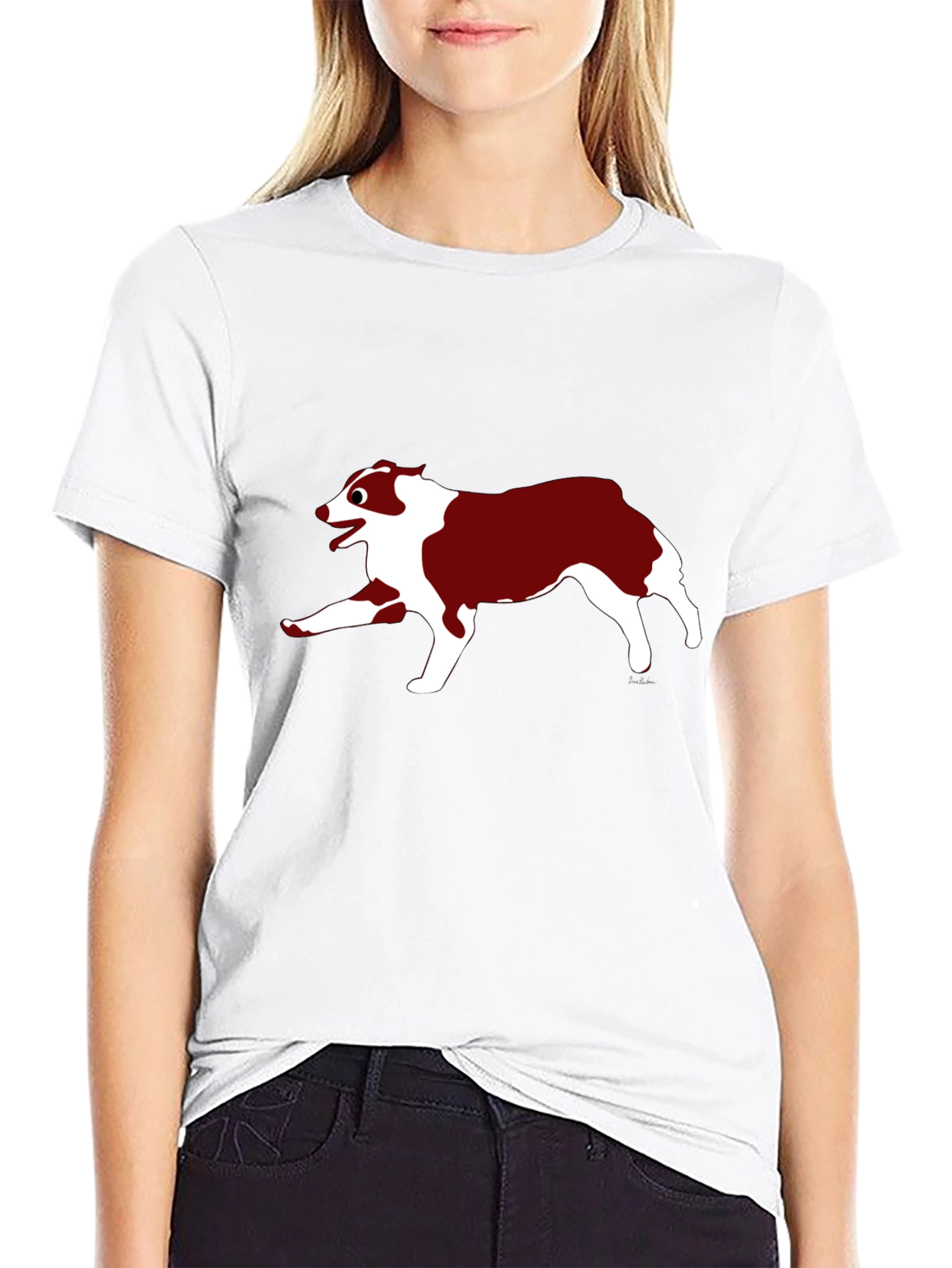 Dog Graphic Black T-Shirt