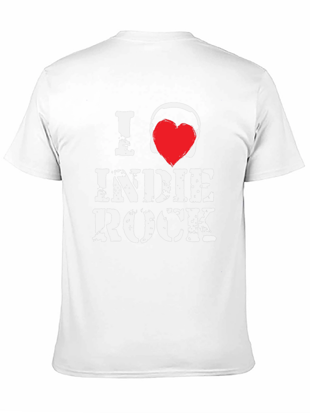 I Love Indie Rock Black Graphic Tee