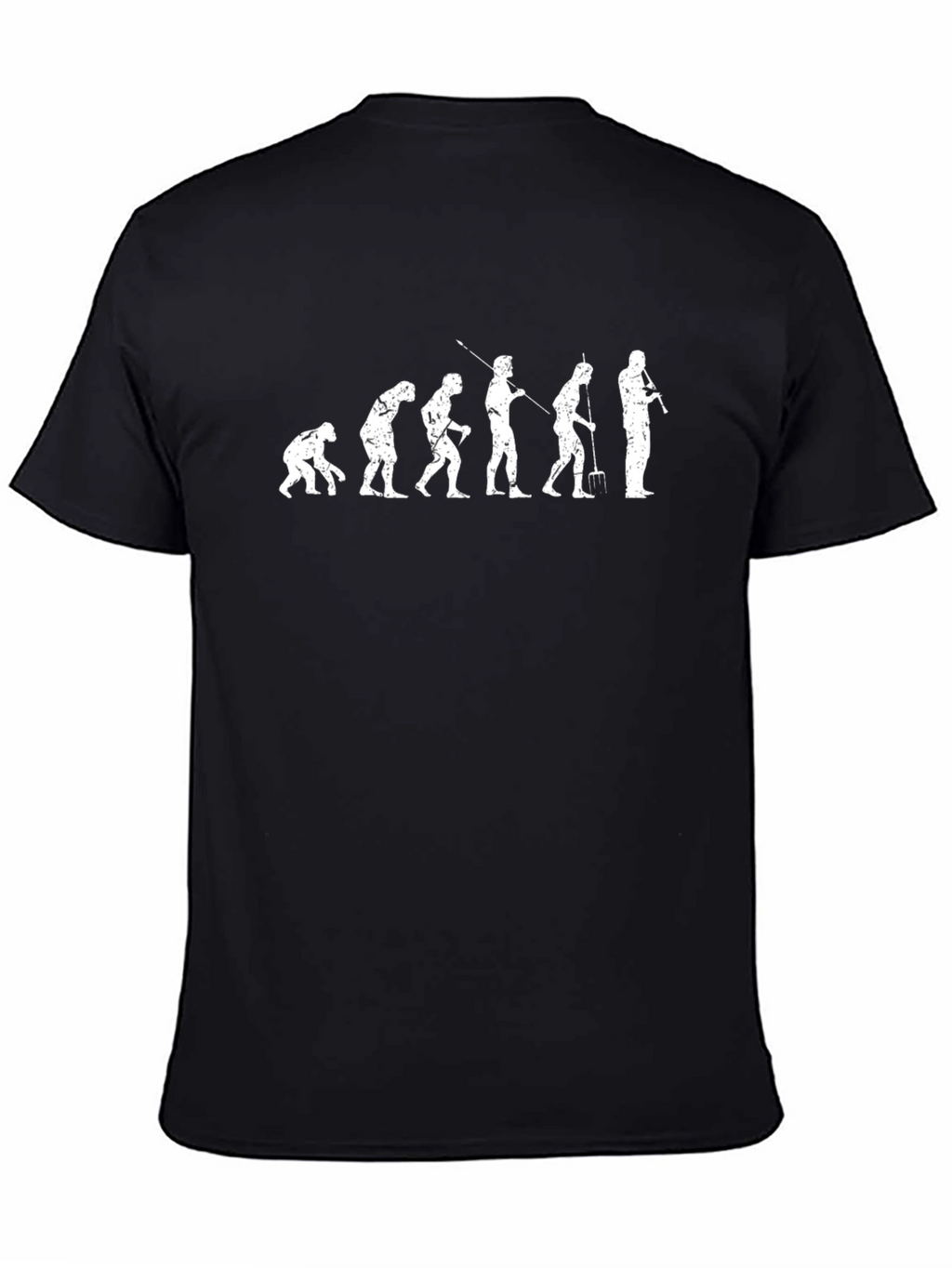 Evolution of Gardener Funny Black T-Shirt