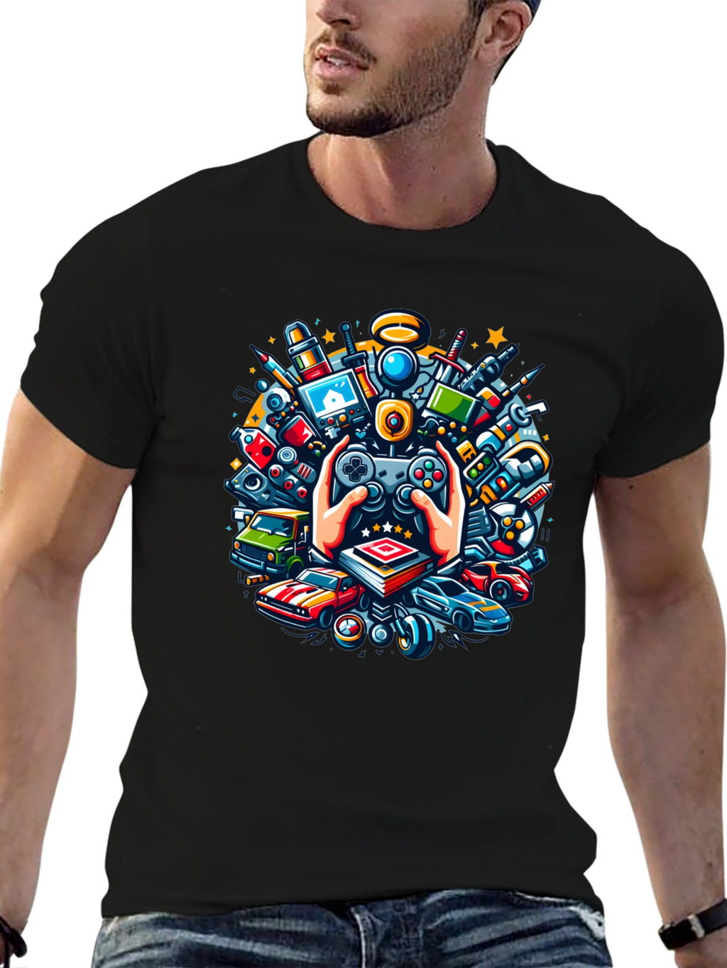 Gamers Delight Black T-Shirt
