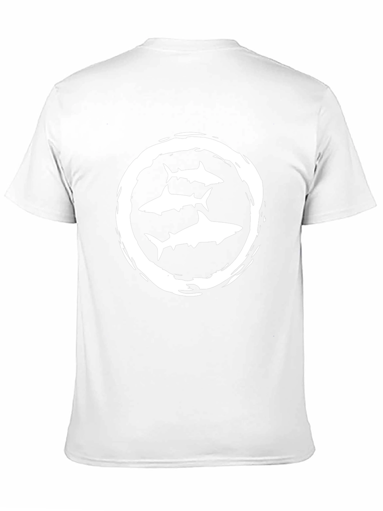 Mens Black Shark Graphic T-Shirt