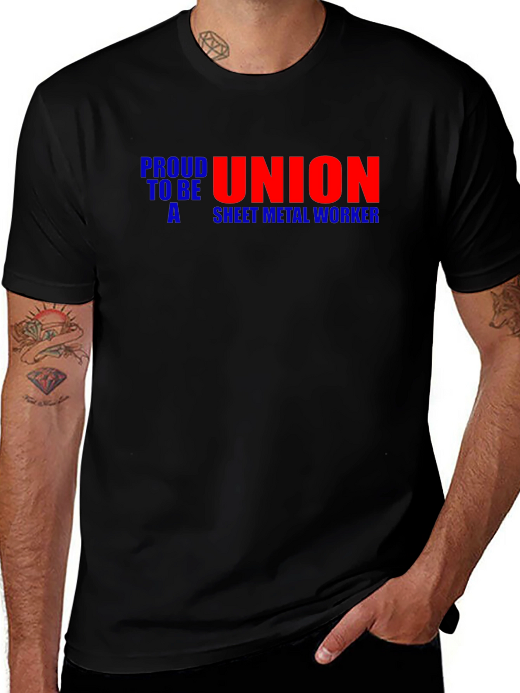 Proud Union Sheet Metal Worker T-Shirt