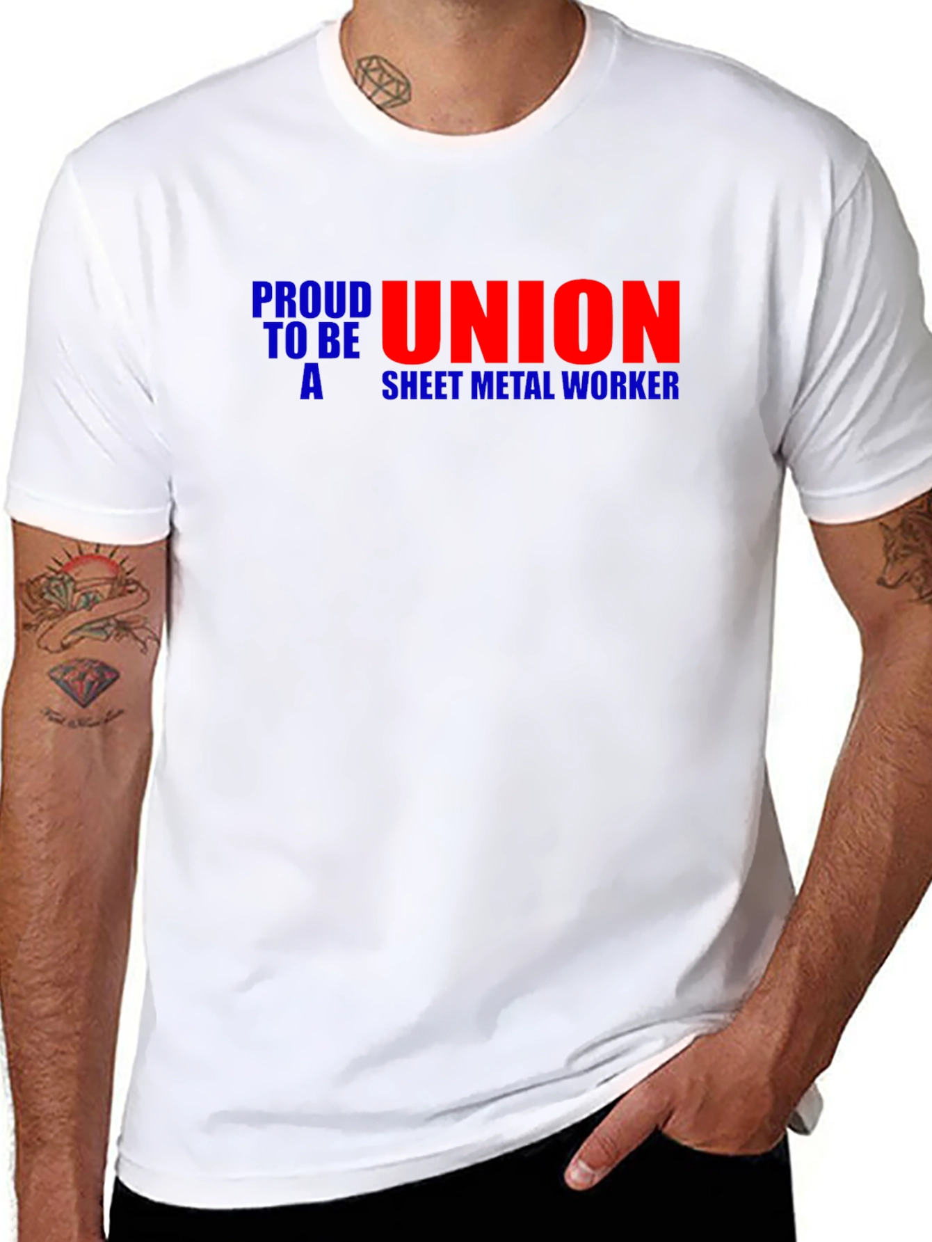 Proud Union Sheet Metal Worker T-Shirt
