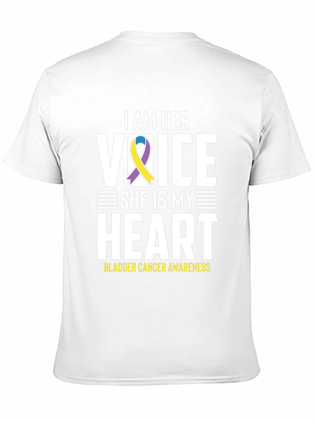 Bladder Cancer Awareness T-Shirt - I Am Her Voice