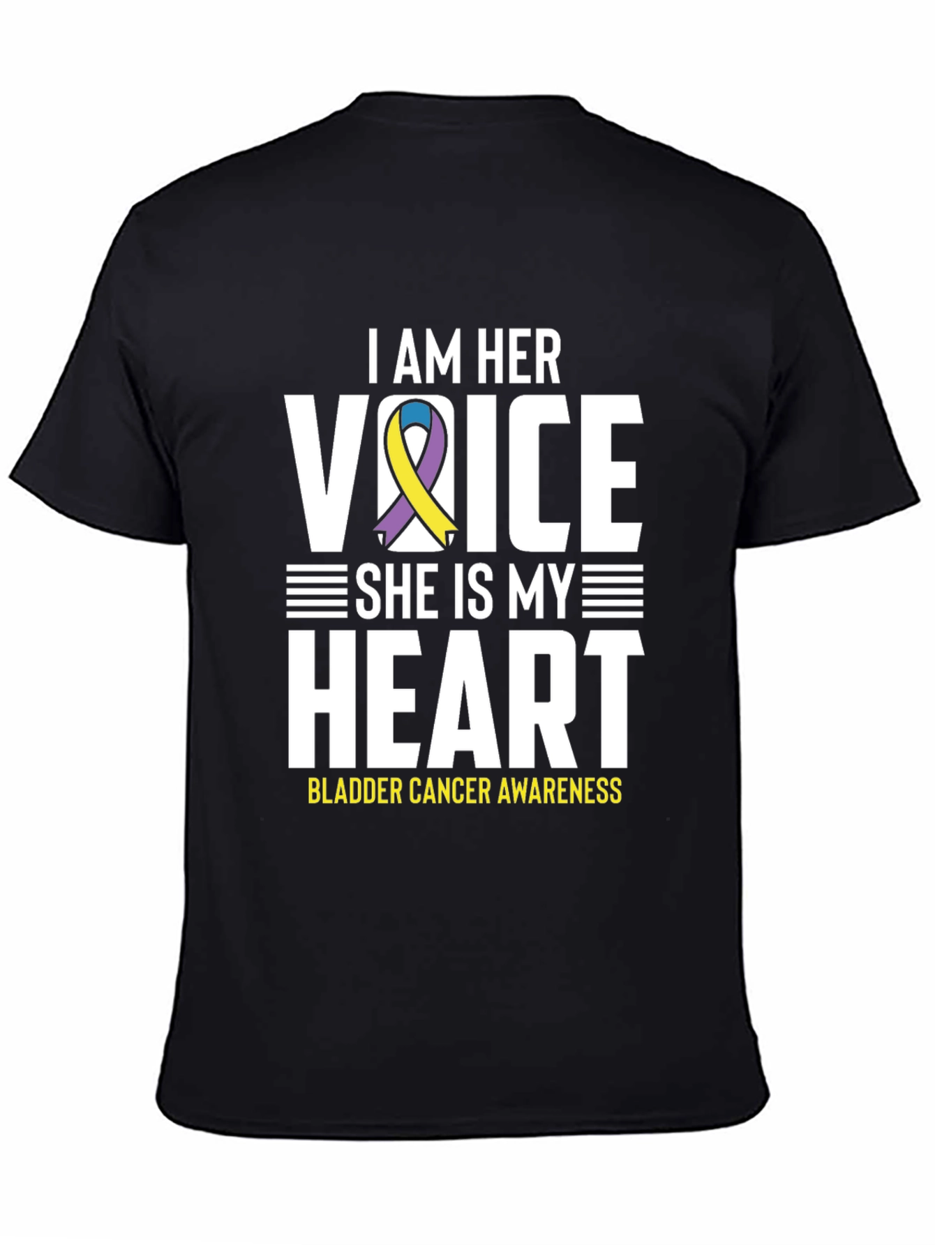 Bladder Cancer Awareness T-Shirt - I Am Her Voice