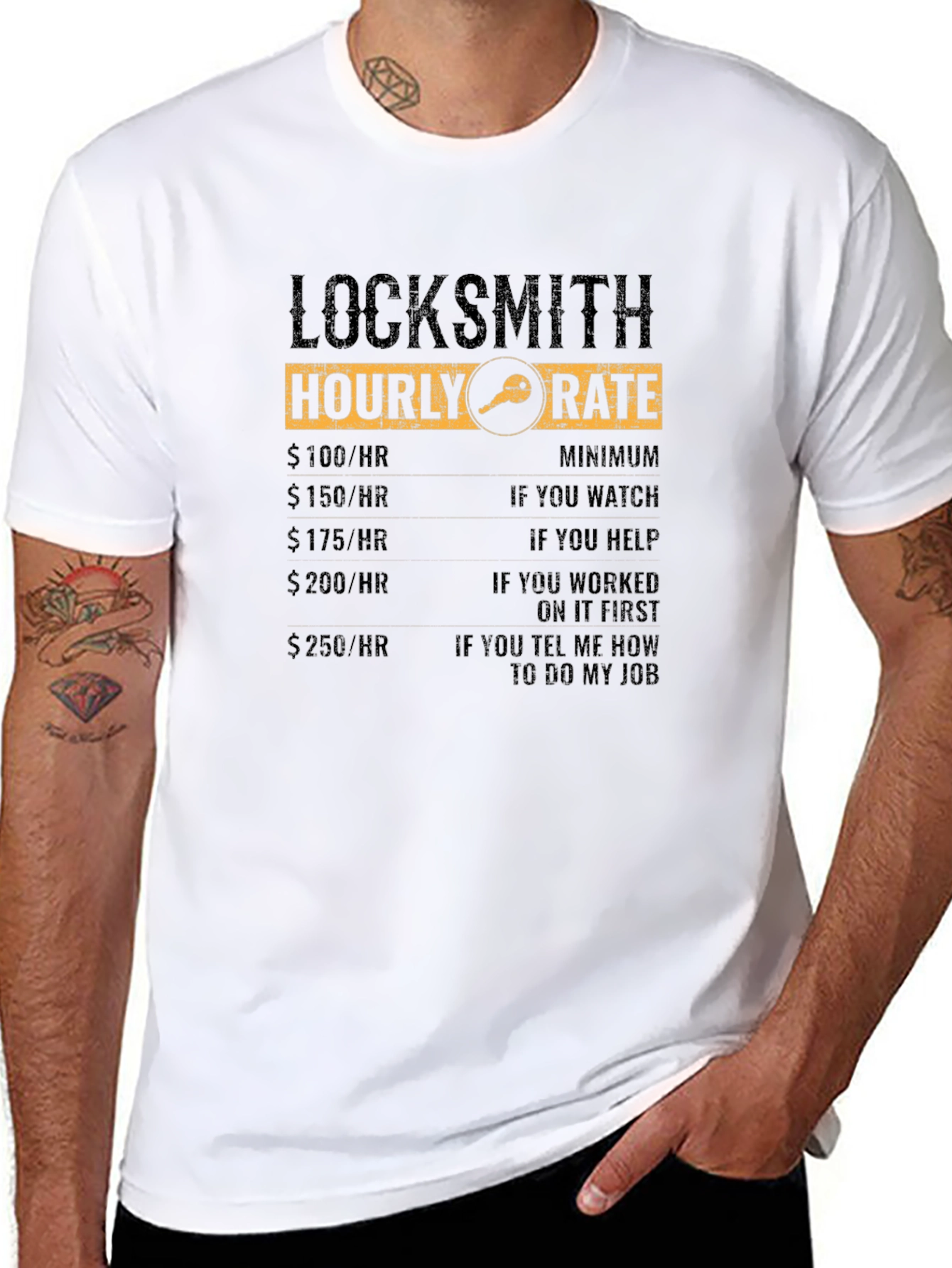 Locksmith Hourly Rate Novelty T-Shirt